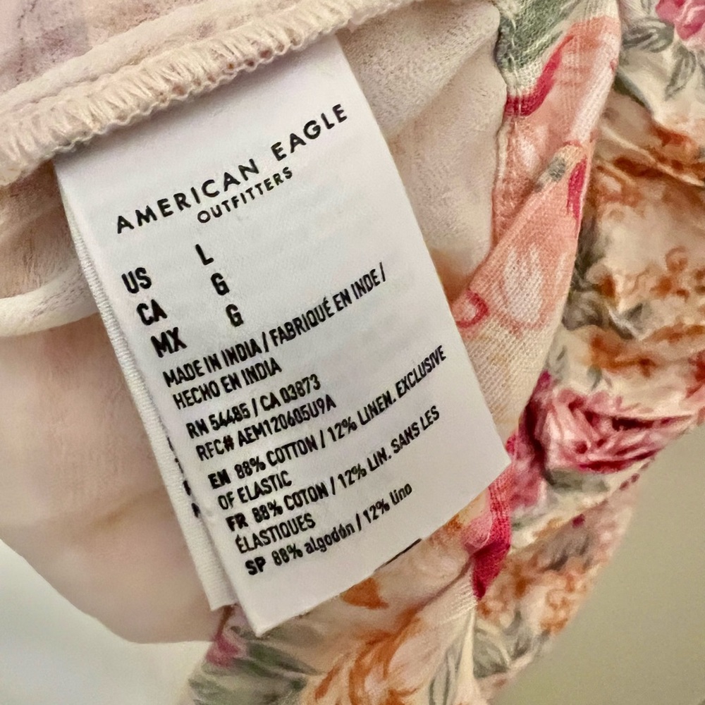 American Eagle Linen Floral Dress - Picture 5 of 5